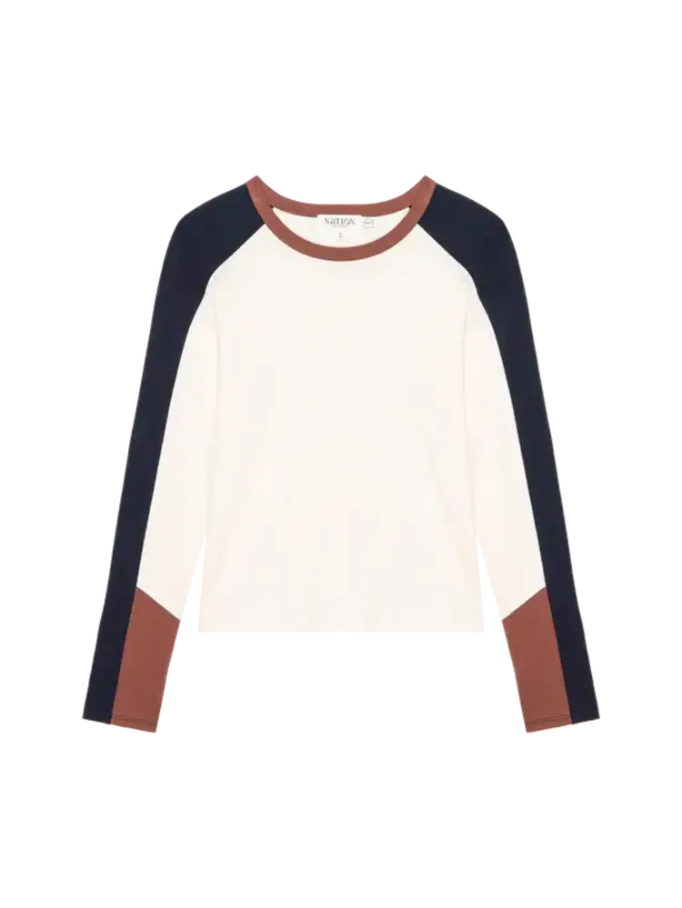 Nation Ltd. Carmen Color Block Tee Topa