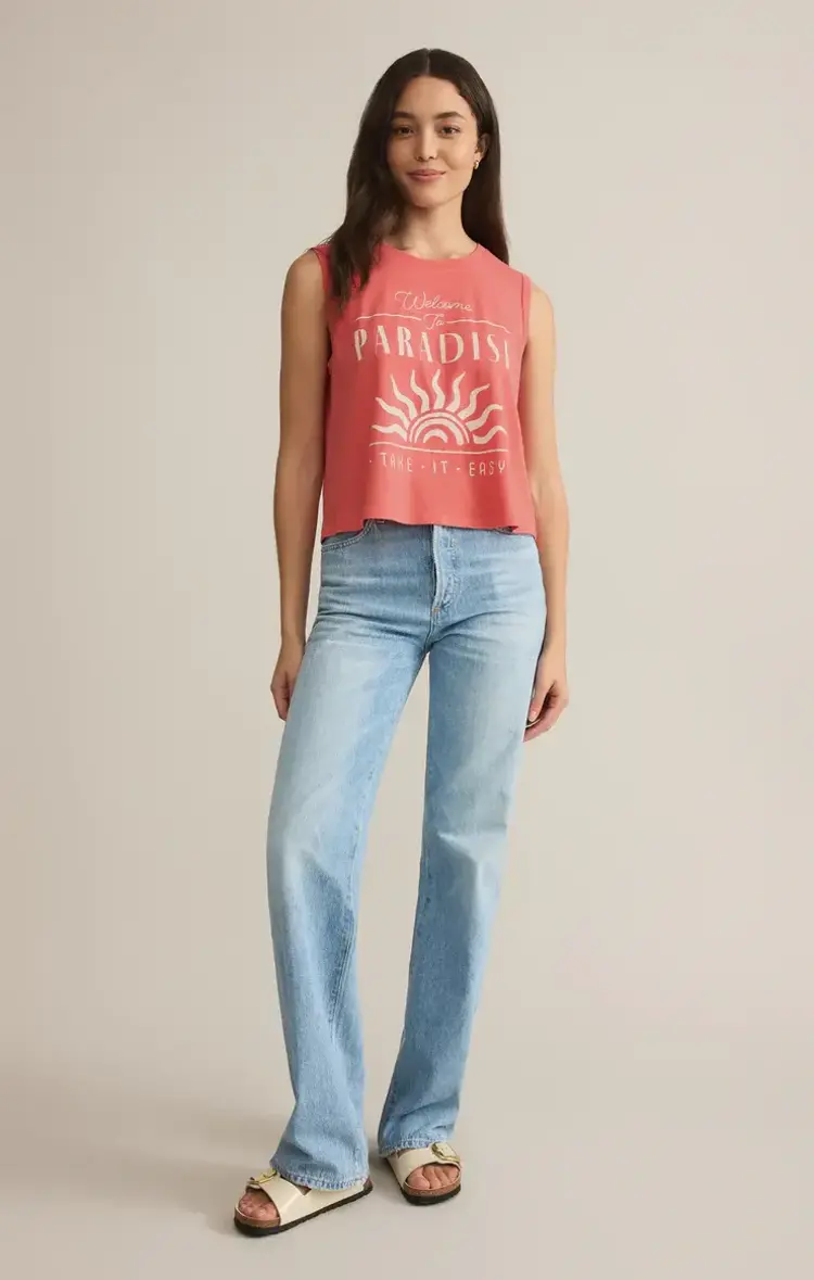 ZSupply Paradise La Mer Tank Sunset Pink
