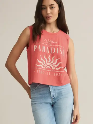 ZSupply Paradise La Mer Tank Sunset Pink