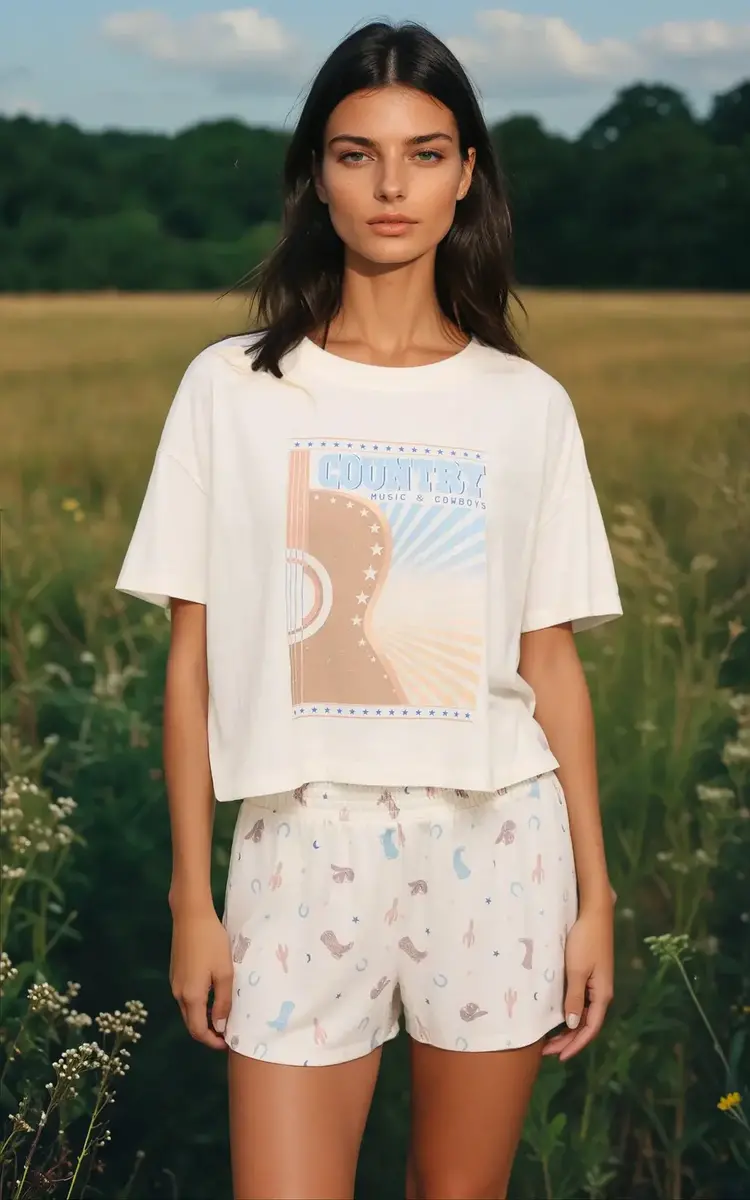 ZSupply Country Music Tee Sea Salt