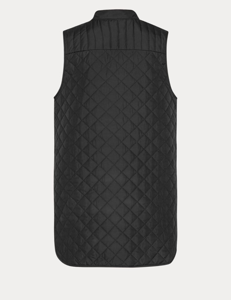 Ilse Jacobsen Short Quilted Vest Black