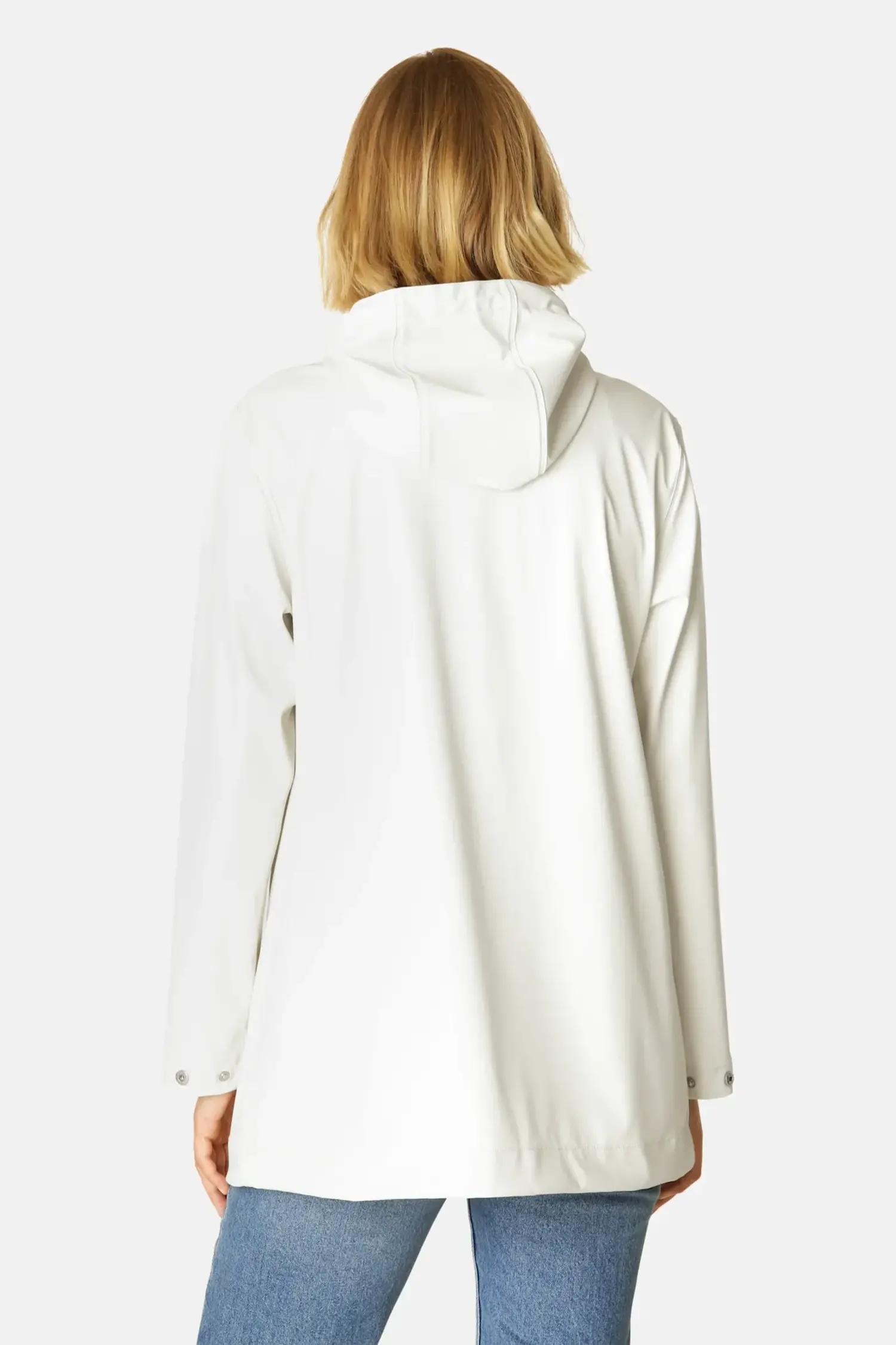 [即完品] JIAN YE 23SS RAIN JKT (white) Ilse Jacobsen | Rain Jacket Milk Creme - Tryst Boutique