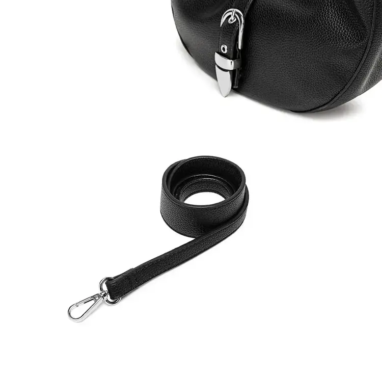 Pixie Mood Macy Shoulder Bag Black Pebbled