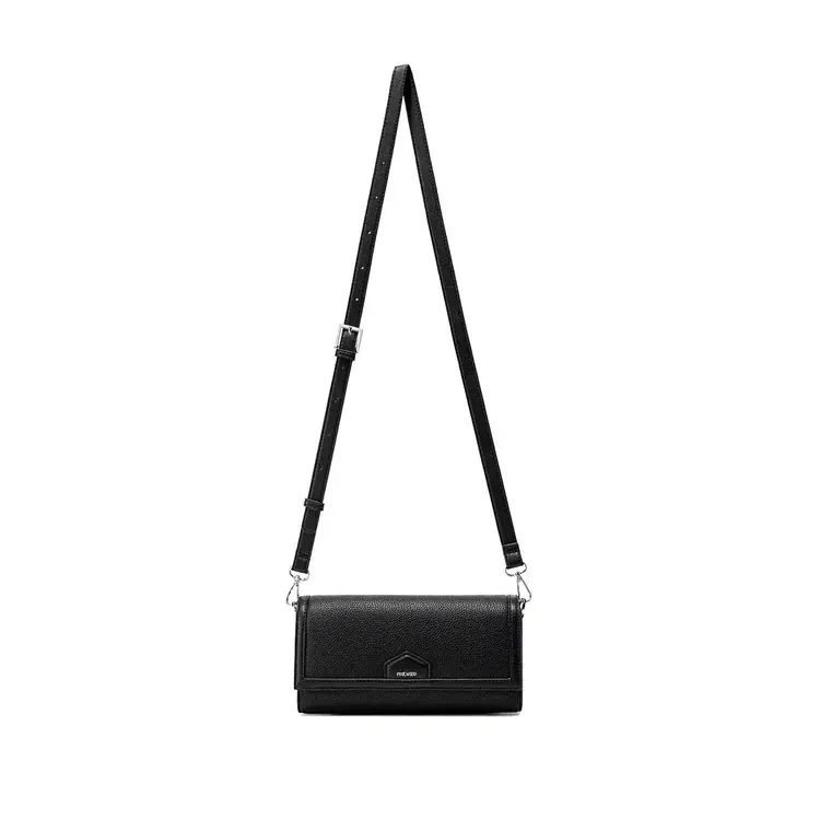 Pixie Mood KRISTA Shoulder Bag Black Pebbled