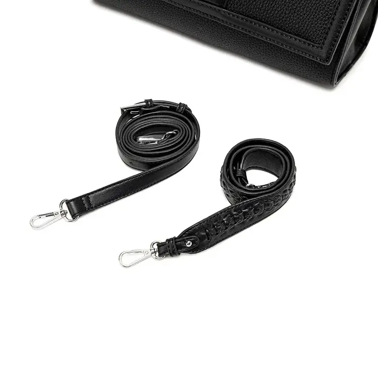 Pixie Mood KRISTA Shoulder Bag Black Pebbled