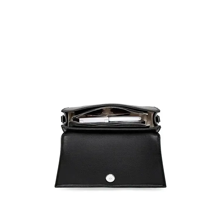 Pixie Mood KRISTA Shoulder Bag Black Pebbled