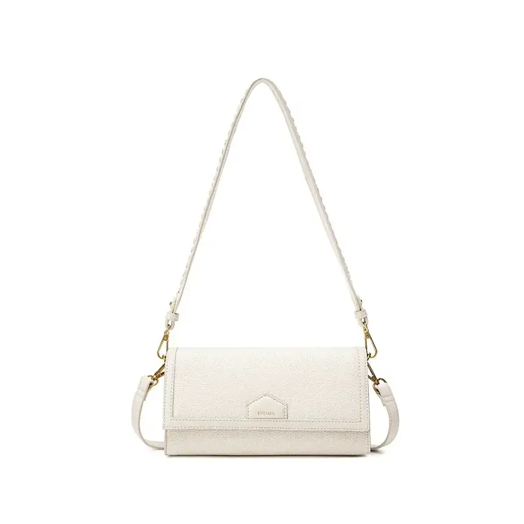 Pixie Mood KRISTA Shoulder Bag Coconut Cream Pebbled