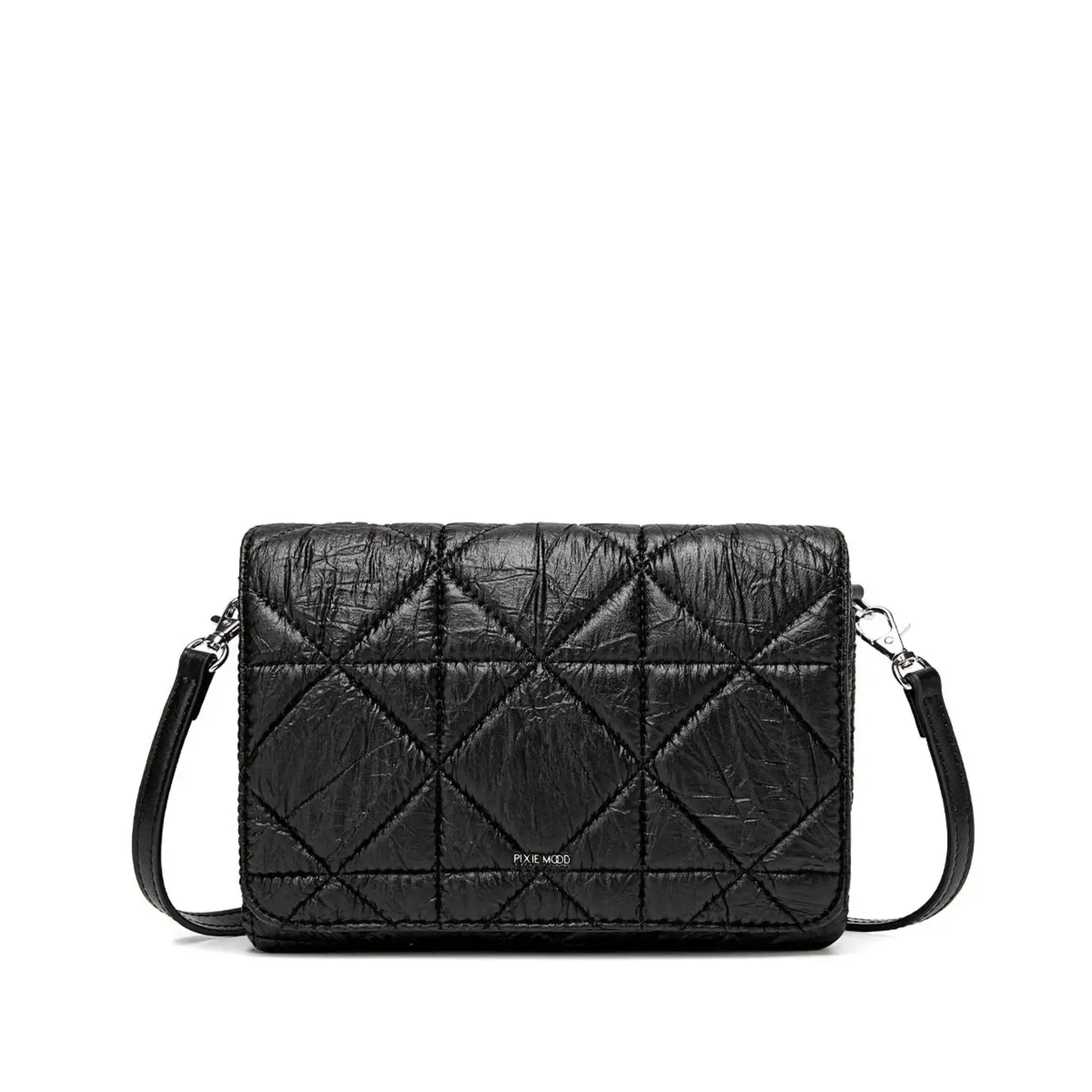 Pixie Mood GIANNA Crossbody Black Quilted Tryst Boutique
