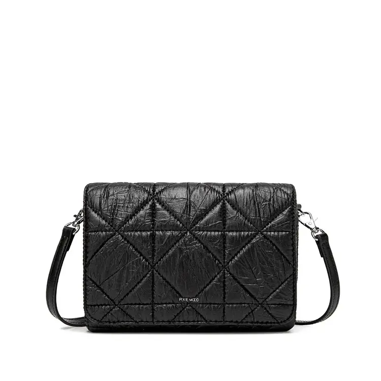 Pixie Mood GIANNA Crossbody Black Quilted