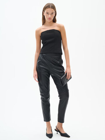 InWear Wenna Leather Trouser Black