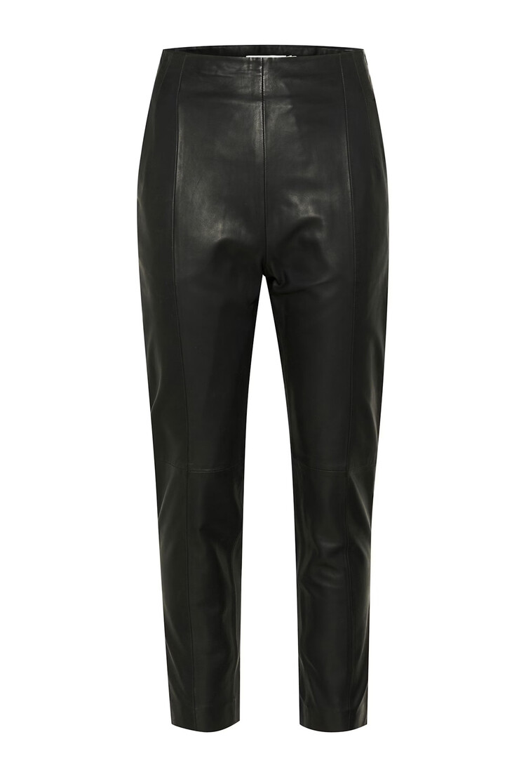 InWear Wenna Leather Trouser Black