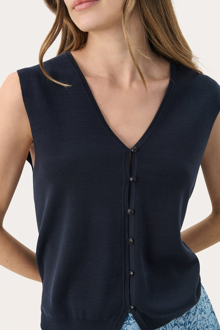 Part Two Natika Pullover Vest After Midnight
