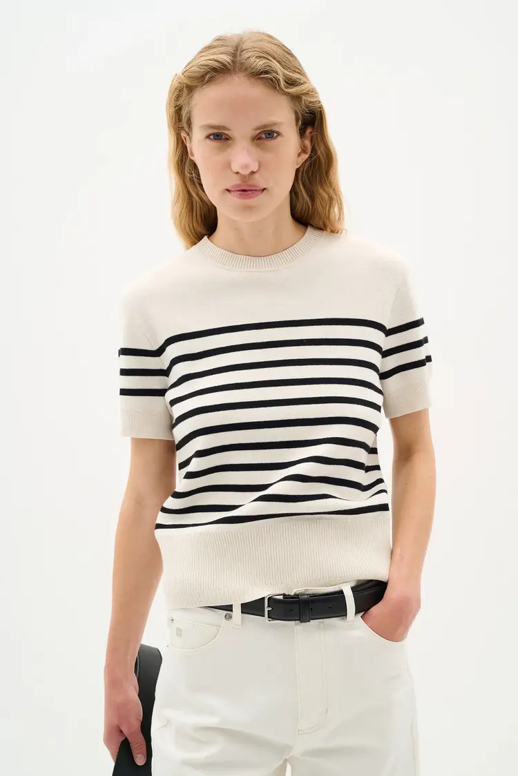 InWear Wallis Pullover Black Stripe