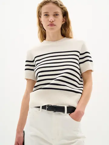 InWear Wallis Pullover Black Stripe