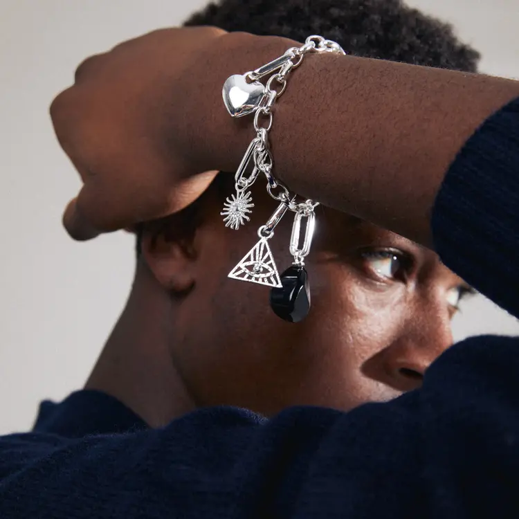 Pilgrim Jewellery CHARM Heart Pendant Silver