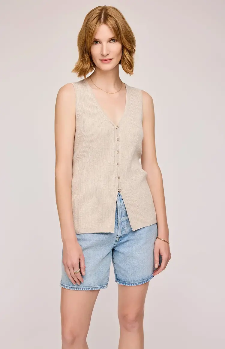 Gentle Fawn Miles Knit Tank Heather Oat