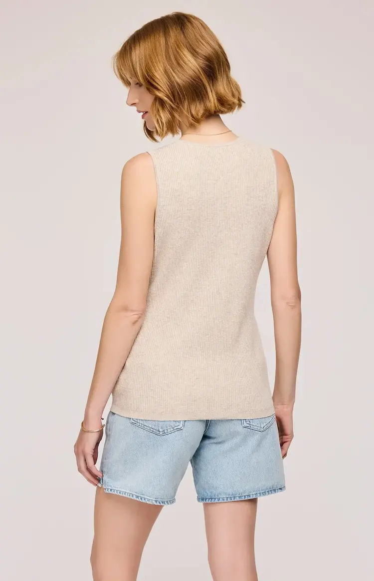 Gentle Fawn Miles Knit Tank Heather Oat