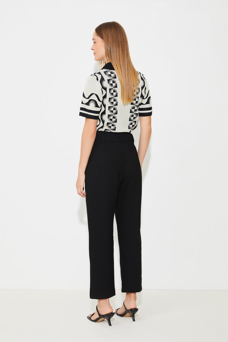 Suncoo Gabera Knit Top Noir