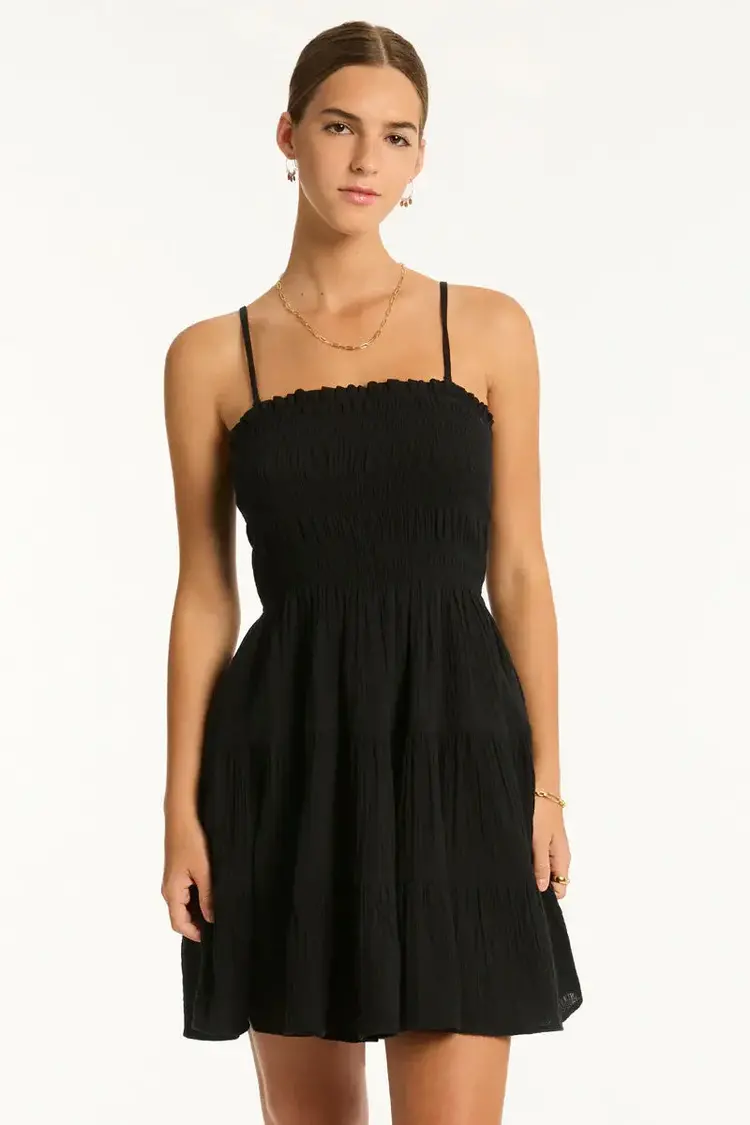 Sunset Short Bandeau Dress Black