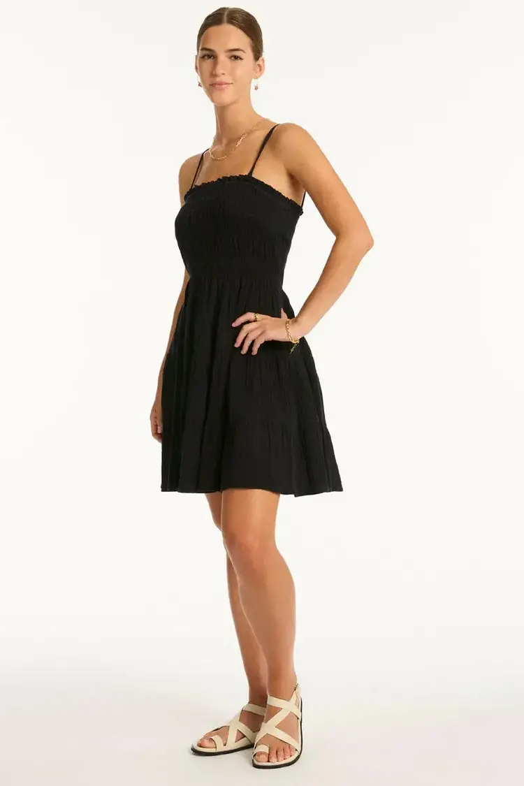 Sunset Short Bandeau Dress Black