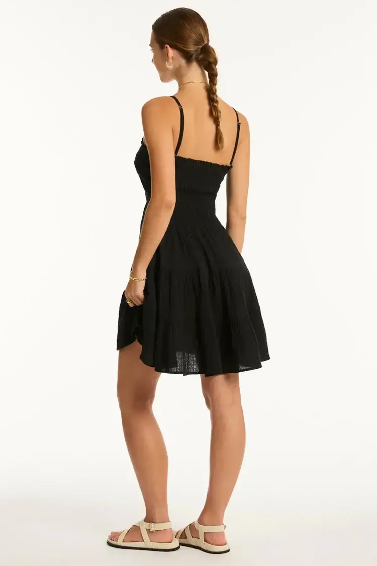 Sunset Short Bandeau Dress Black