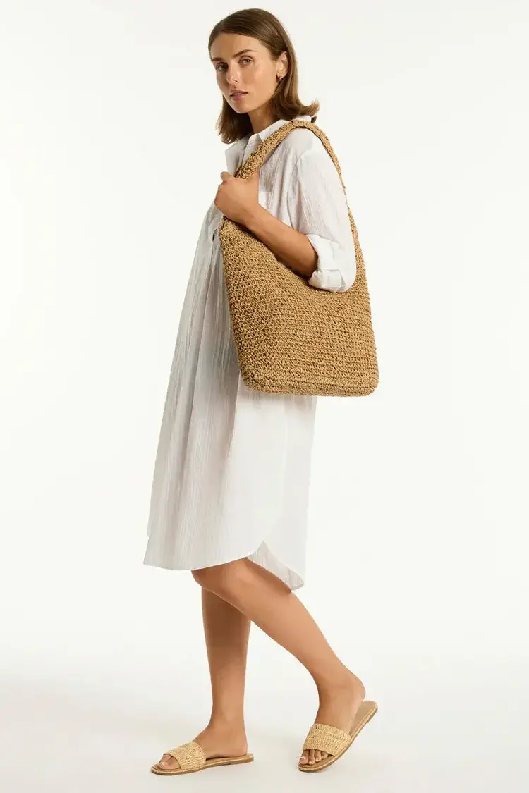 Sea Level Stella Salt Long Cover Up White