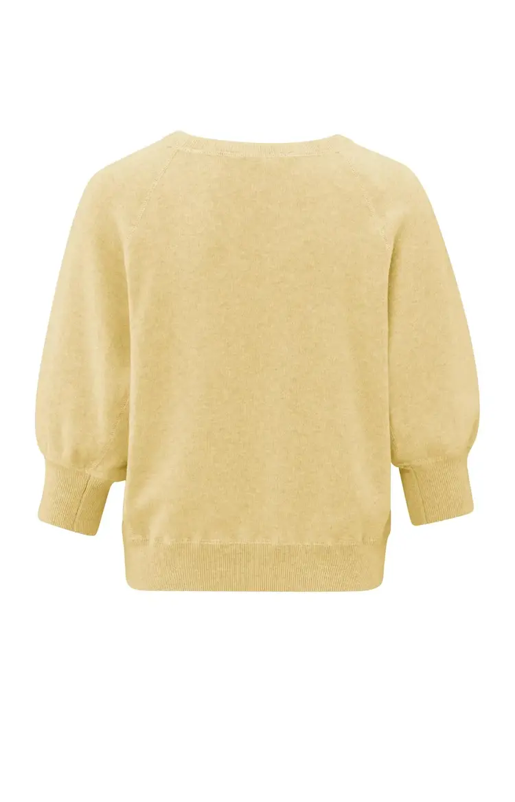 Yaya Soft Sweater w/Raglan Sleeves Moonstone Yellow