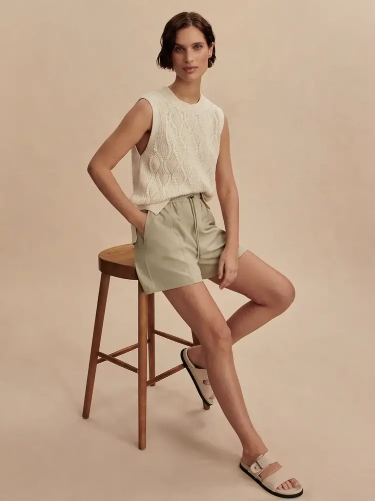 Varley Teller Longline Knit Tank Birch