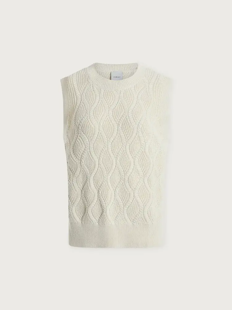 Varley Teller Longline Knit Tank Birch