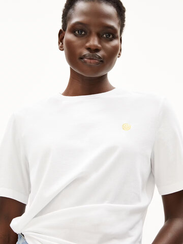 Armed Angels LUALAA Icons Shirt White/Yellow