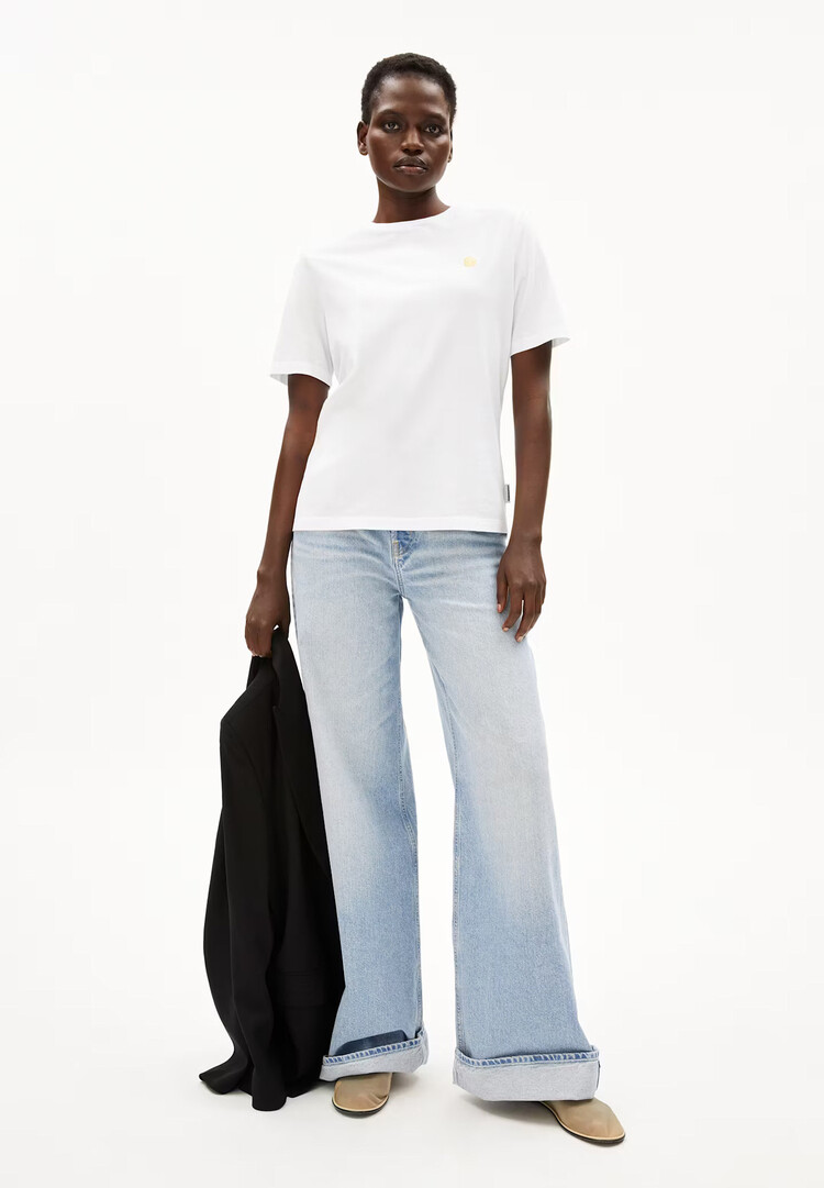 Armed Angels LUALAA Icons Shirt White/Yellow