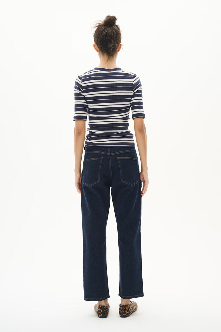 InWear Dagnal Striped V-Neck T-Shirt Small/Big Stripe