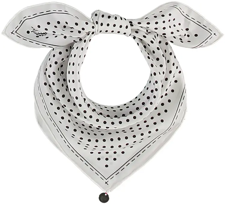 Polka Dot Handkerchief Scarf