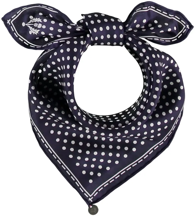 Polka Dot Handkerchief Scarf
