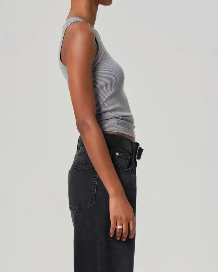 Citizens of Humanity ISABEL Ribbed Tank Balboa Grey