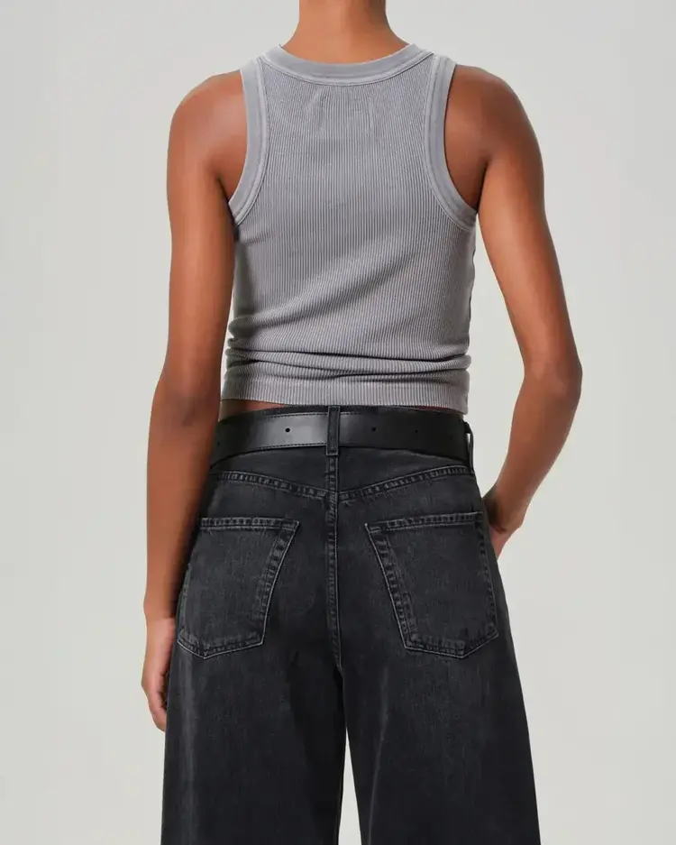 Citizens of Humanity ISABEL Ribbed Tank Balboa Grey