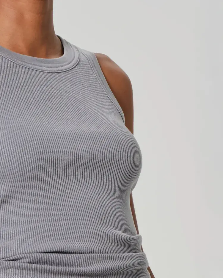 Citizens of Humanity ISABEL Ribbed Tank Balboa Grey