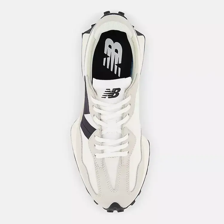 New Balance 327 Sneaker Sea Salt/White/Black