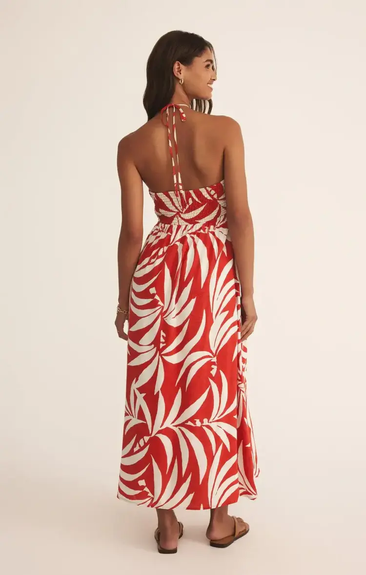 ZSupply ELODI Vacances Midi Dress Cabana Red