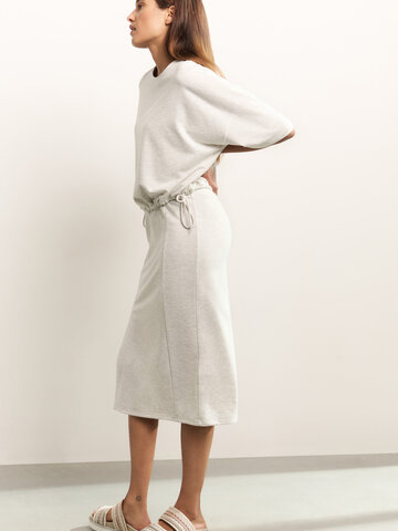 Yaya Sweat Skirt Grey Melange