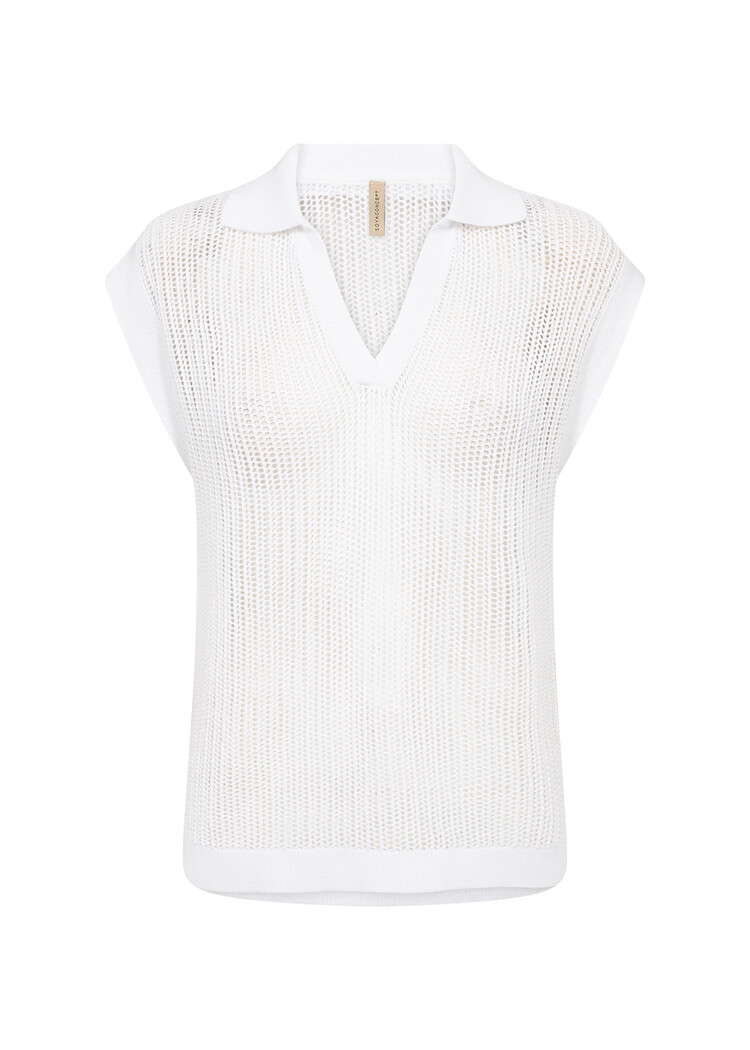 Soyaconcept Laurette 3 Knit Top White