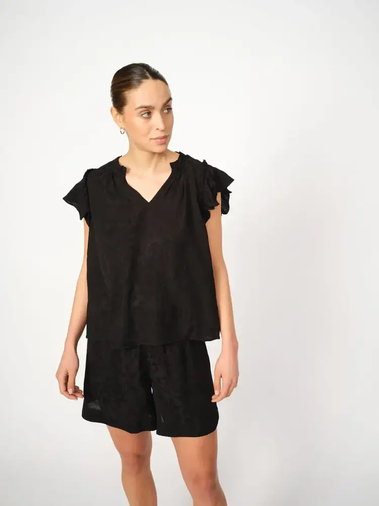Mos Mosh Tea Vito Blouse Black