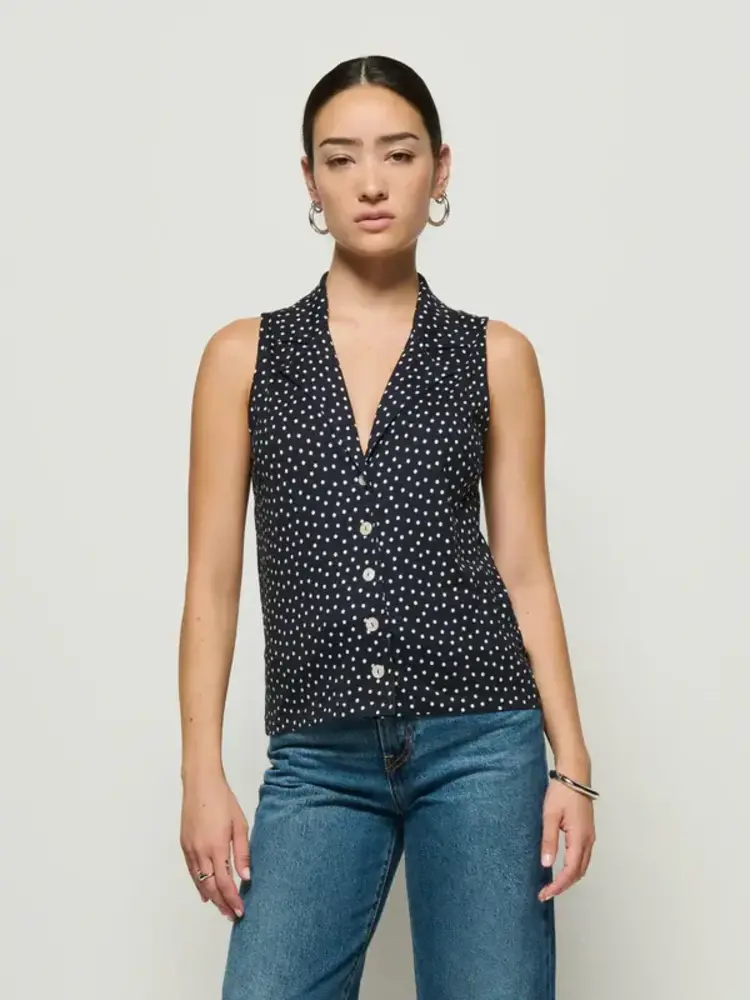 Nation Ltd. Cabana Polka Dot Tank