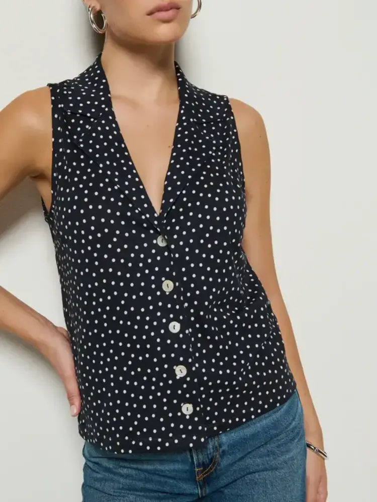 Nation Ltd. Cabana Polka Dot Tank