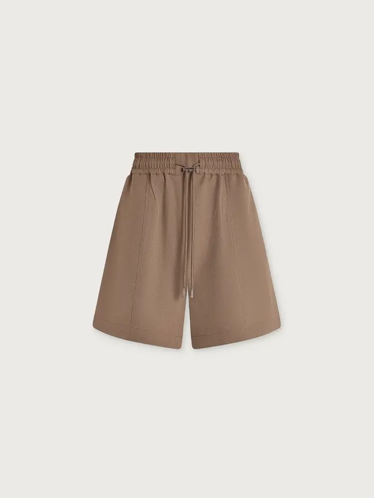Varley Esmond Mid Rise Short 3" Taupe Stone
