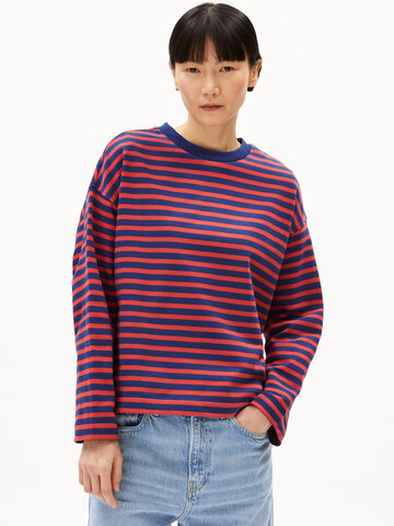 Armed Angels Frankaa Maarlen Stripe BlueNoon/Coral Blush