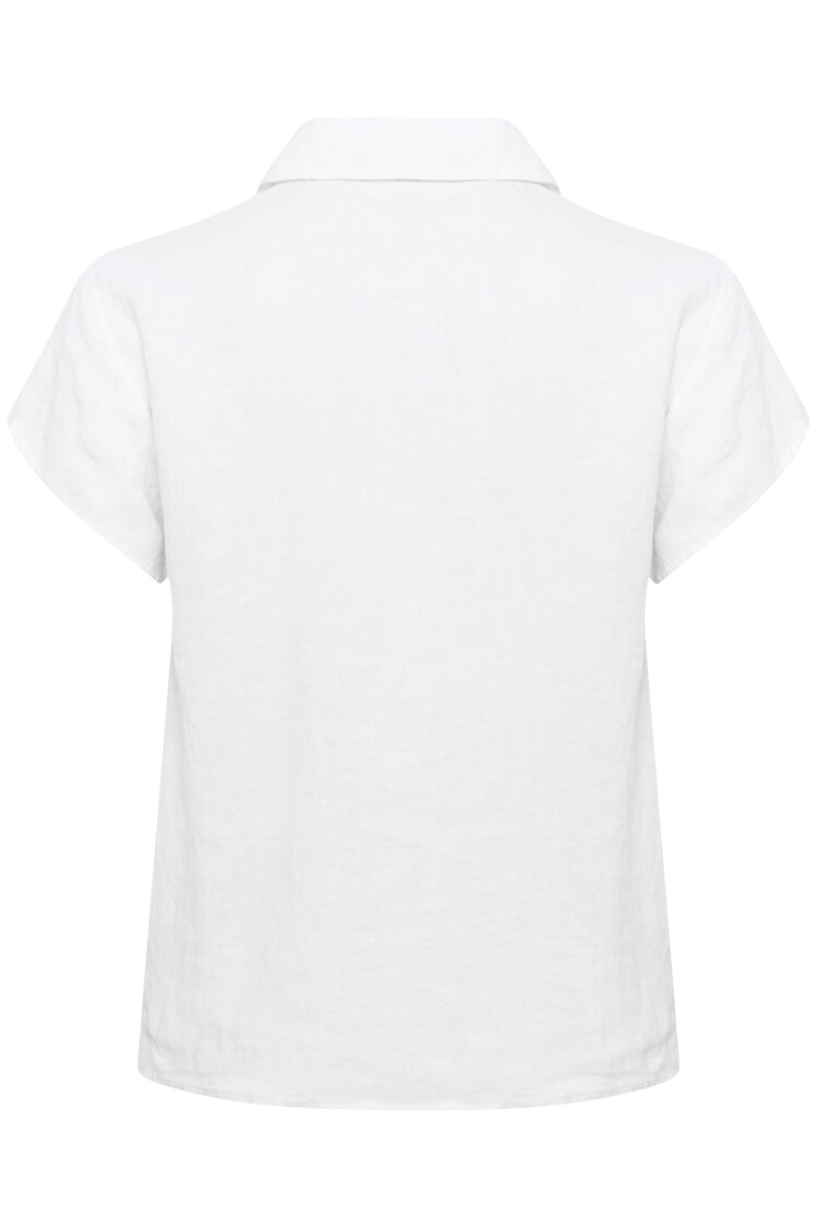 Part Two Ritte Linen Top Bright White