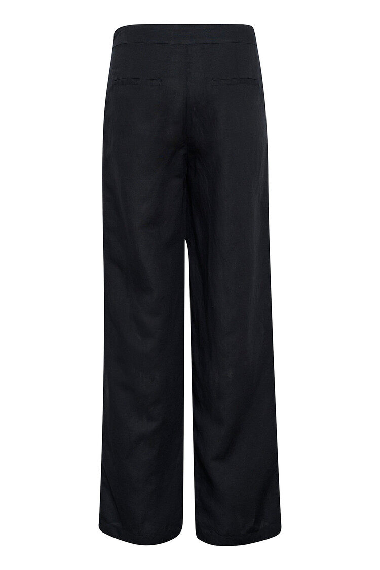 Part Two Caidani Linen Trouser Black