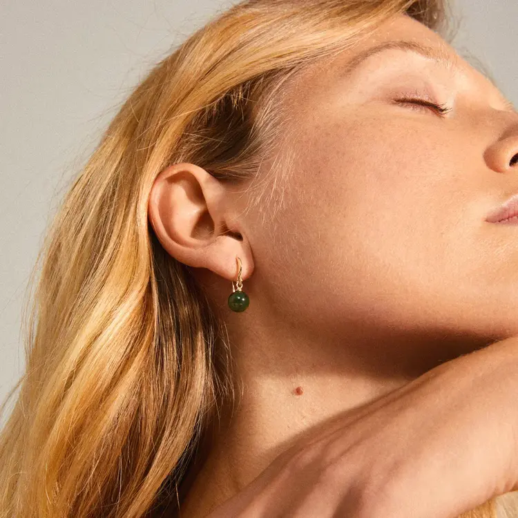 Pilgrim Jewellery GOLDIE Green Earrings