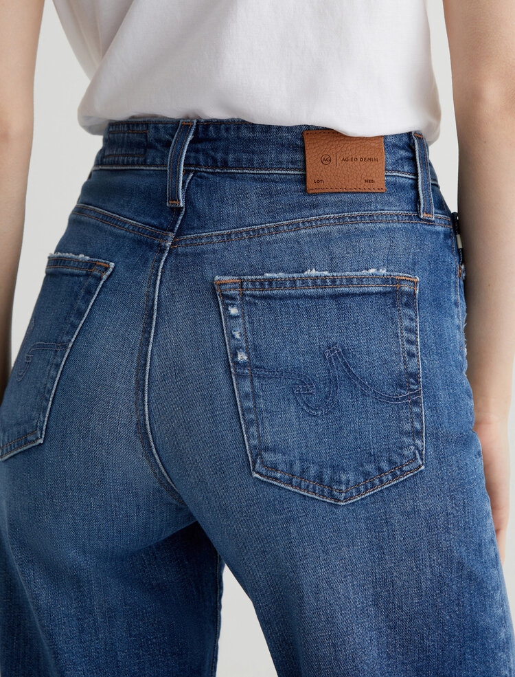 AG Denim Rian HR Straight - 14 YR Stereo